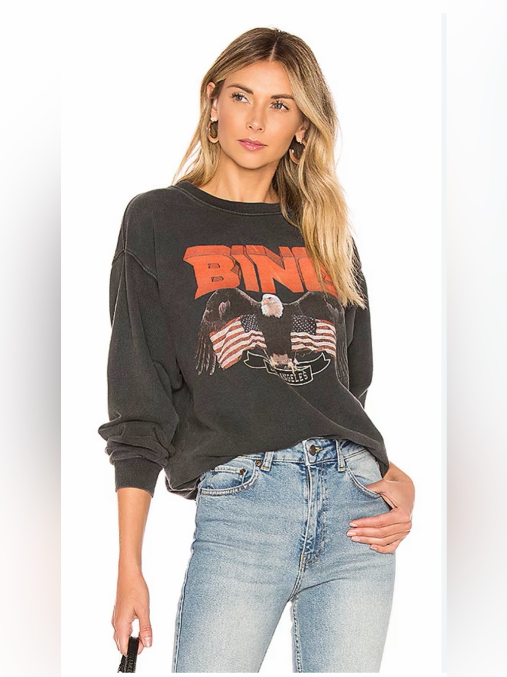 Anine Bing - Vintage Bing Sweatshirt in Black